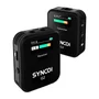 Microfone Lapela 2.4g Synco G2a1 P/câmera Celular Preto.