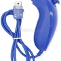 Controle Wii Remote Plus + Nunchuck Para Nintendo Wii E Nintendo Wii U Azul Escuro