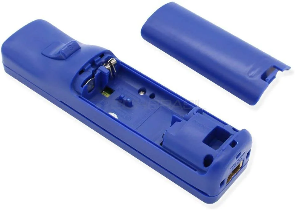 Controle Wii Remote Plus + Nunchuck Para Nintendo Wii E Nintendo Wii U Azul Escuro