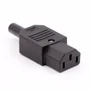 Plug Ac Tripolar C13 10a Fêmea.