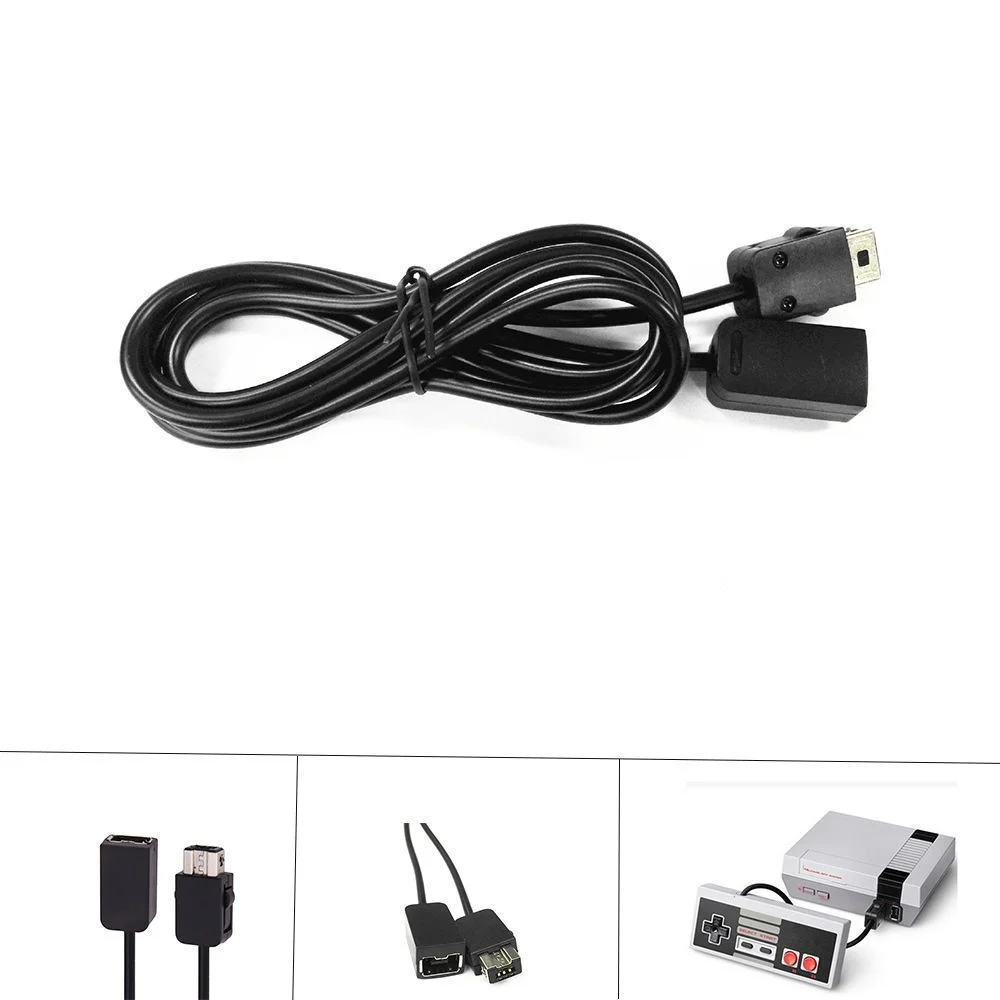 Cabo Extensor Controle Nintendo Nintendinho Nes Classic 1,8m Cabo Extensor Controle Nintendo Nintendinho Nes Classic 1,8m