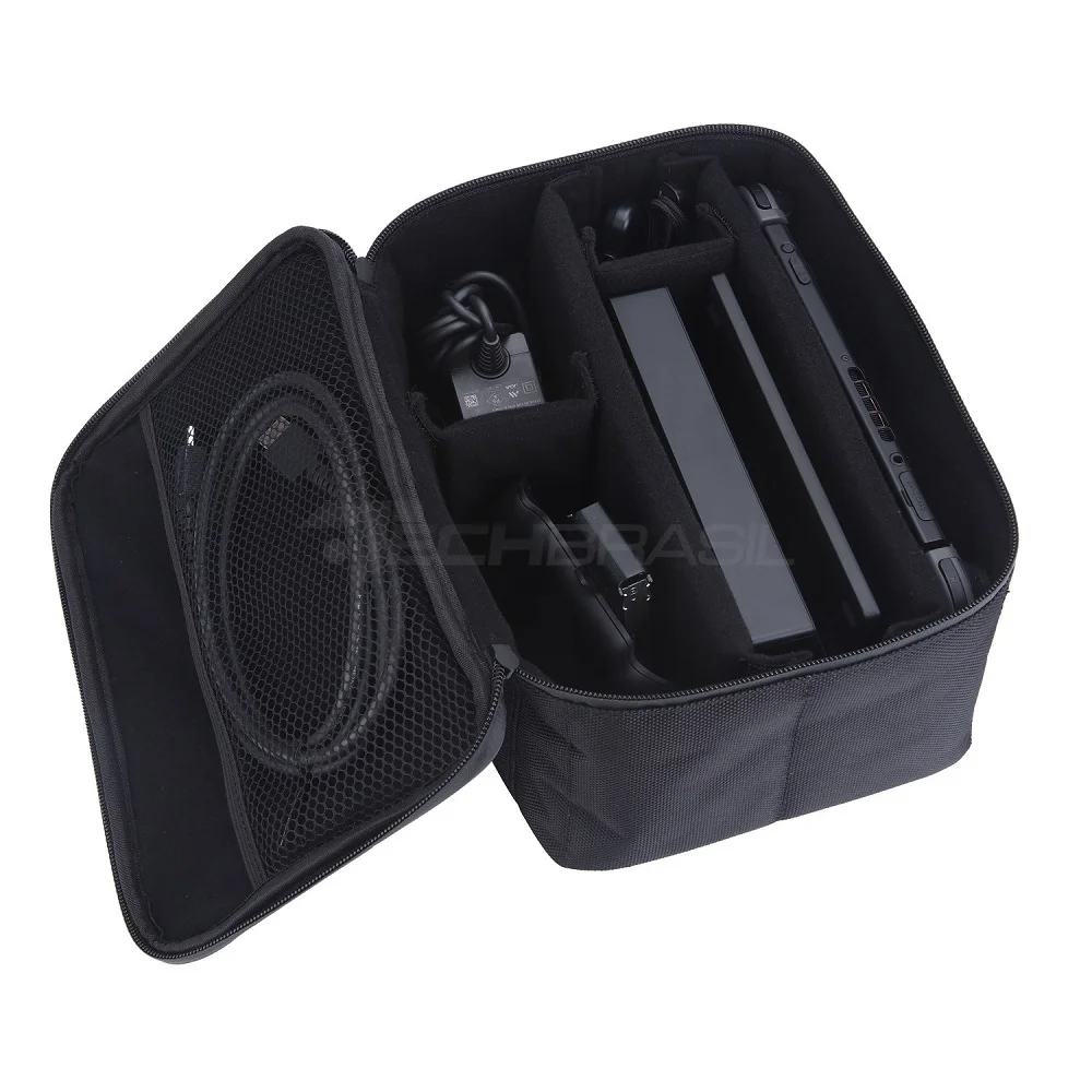 Case Bolsa Estojo De Viagem Capa De Proteção Nintendo Switch, Lite, OLED E 3ds Preta Case Bolsa Estojo De Viagem Capa De Proteção Nintendo Switch, Lite, OLED E 3ds Preta
