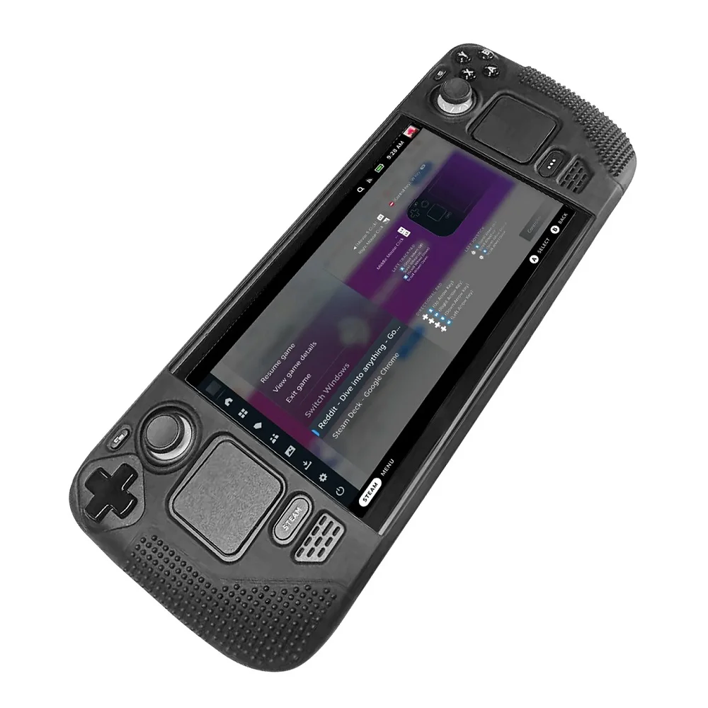 Capa Protetora Silicone Para Steam Deck Preta