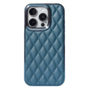 Capa De Couro Com Moldura De Metal Compatível Com Iphone Cor:azul Escuro;modelo:13 Pro