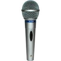 Microfone Leson Mc-200 Dinâmico Cardióide Prata
