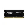 Memória Kingston Fury Impact, 32gb, Ddr5, 5600mhz, 1.1v, Cl40, Notebook - Black - Kf556s40ib-32