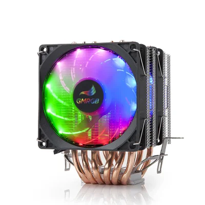 Cooler Duplo C/ Cobre LED GmRGB Intel/amd 4pin