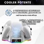 Multifuncional Luz LED Cooler Carregador Para XBOX Series S Cor:branco