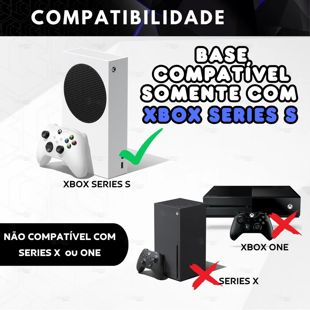 Multifuncional Luz LED Cooler Carregador Para XBOX Series S Cor:branco Multifuncional Luz LED Cooler Carregador Para XBOX Series S Cor:branco