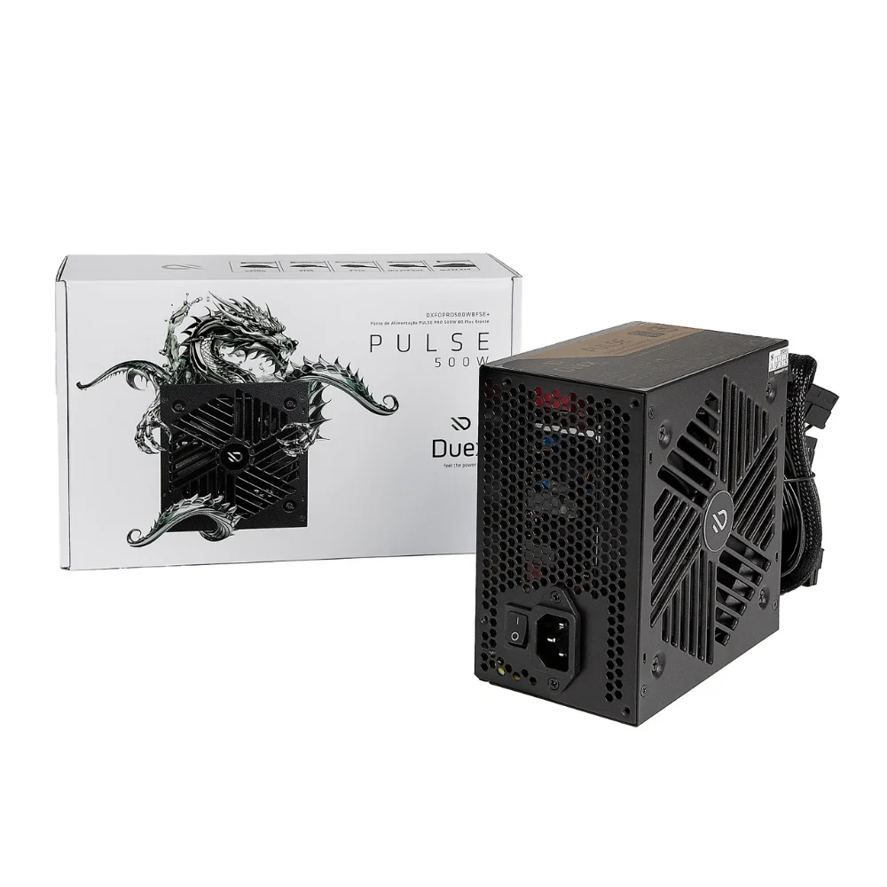 Fonte De Alimentação Duex Multi Pro 500w 80 Plus Bronze Pfc Ativo - Dxfopro500wbfse Fonte De Alimentação Duex Multi Pro 500w 80 Plus Bronze Pfc Ativo - Dxfopro500wbfse