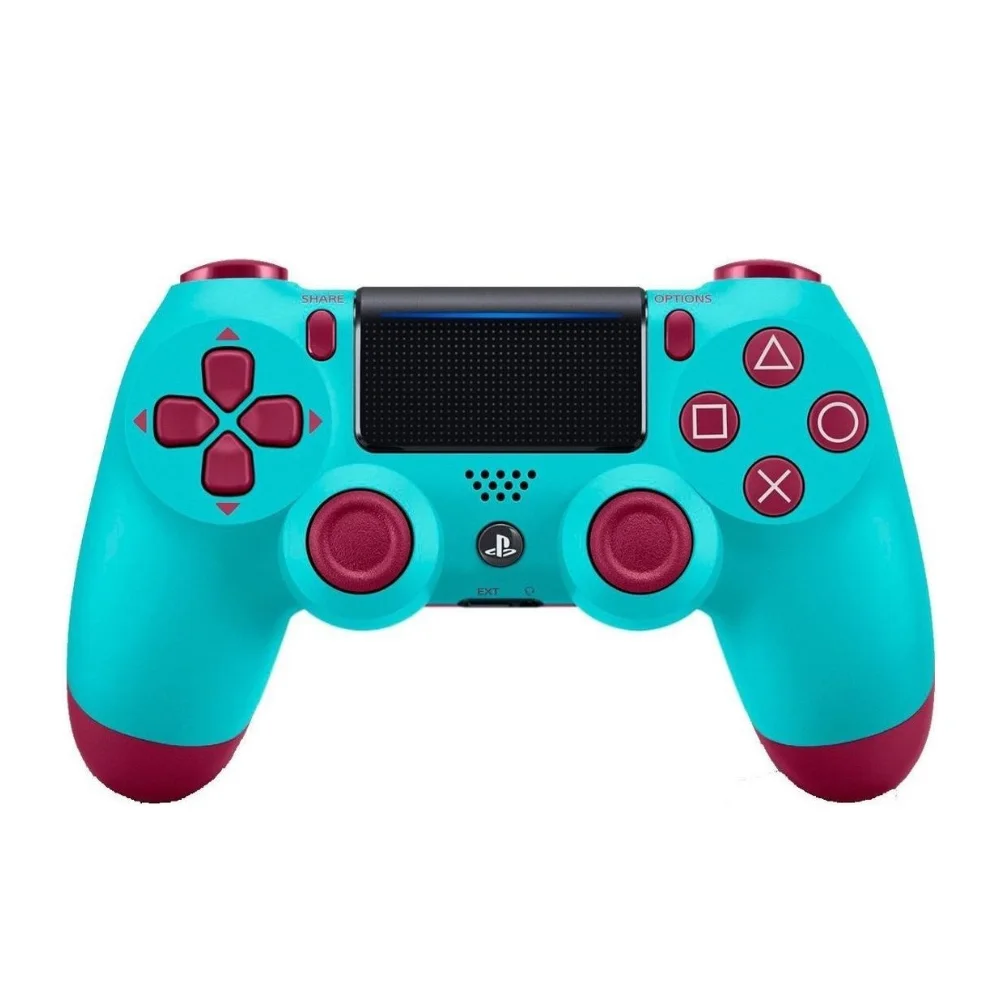 Controle Preto Sem Fio Compátivel Com Ps4 Cor Berry Blue - Oem