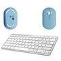 Mou Azul/teclado Bluetooth P/galaxy Tab A8 Sm X200/x205 10,5