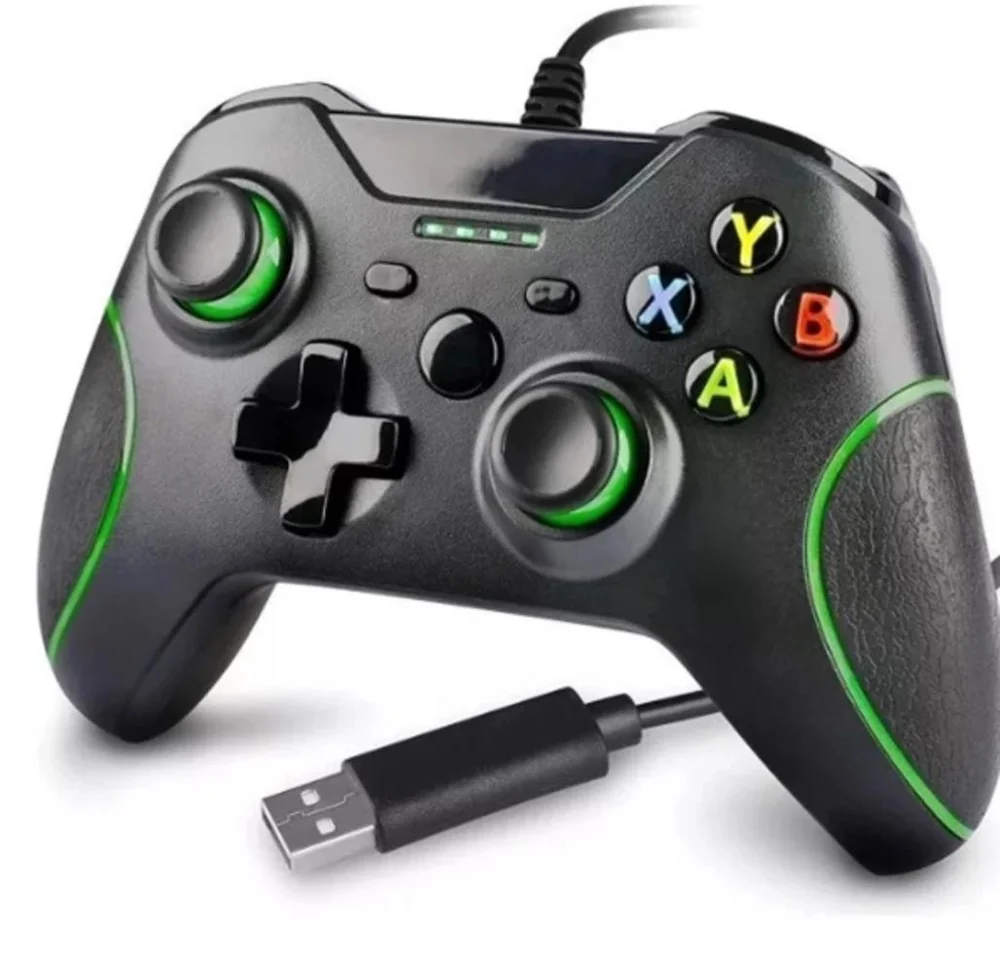 Controle Com Fio Compativel Com Video Game XBOX One Controle Com Fio Compativel Com Video Game XBOX One