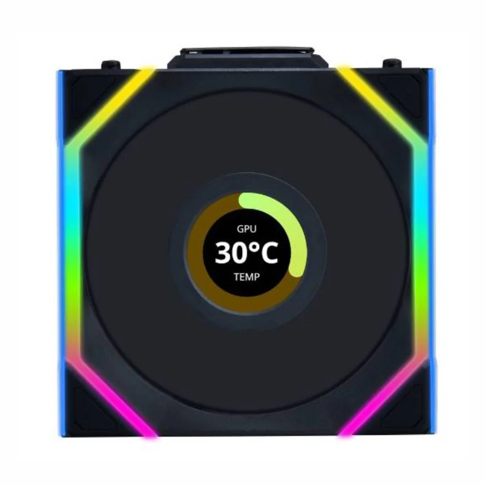 Fan 120mm Lian Li Uni Fan Sl Wireless Lcd Reverse Blade, ARGB, Black - 12rsllcd1w1b