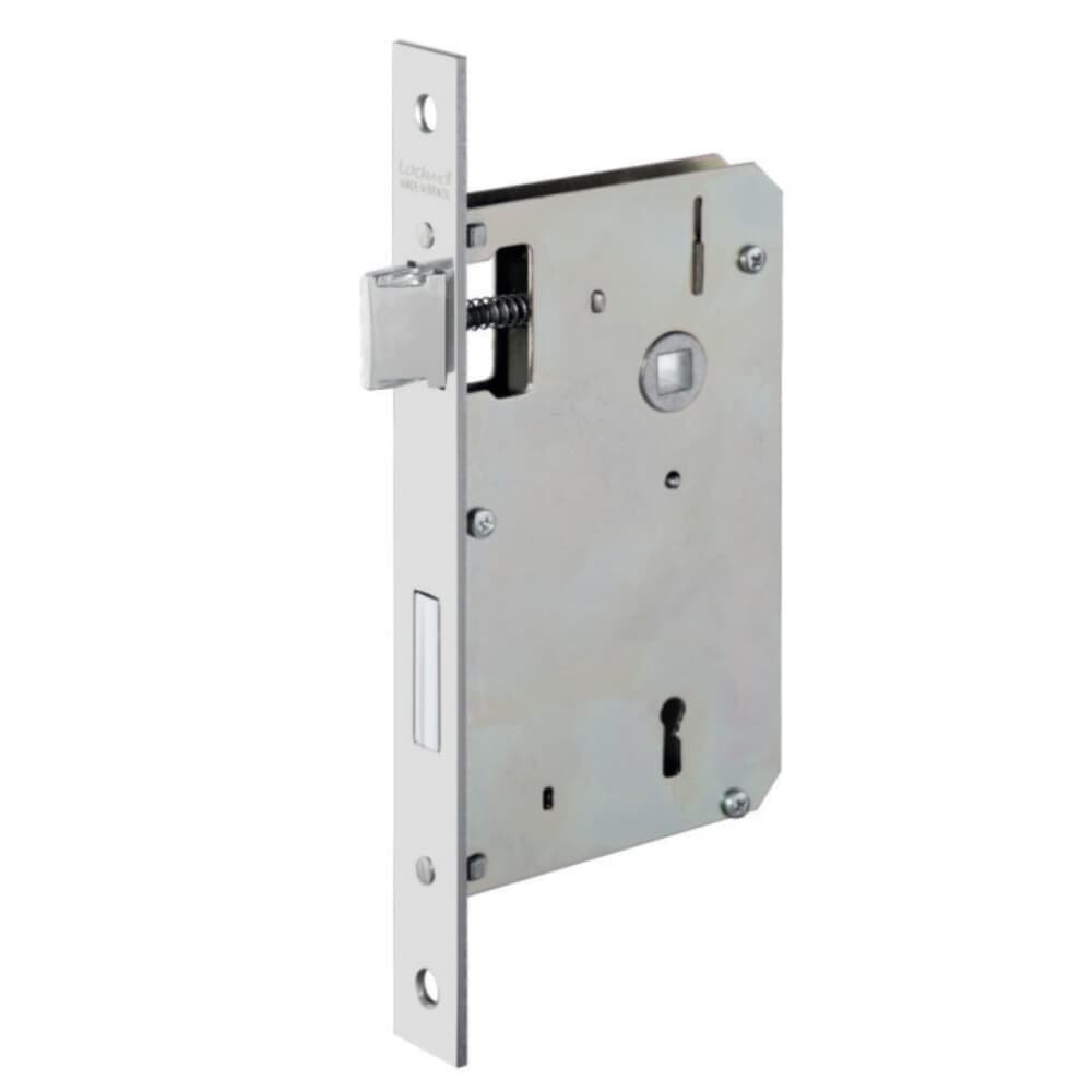 Fechadura Design Quadra Interna 55mm Latão Acetinado Lockwell