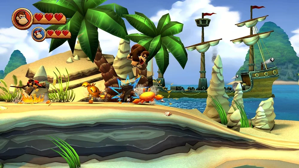 Donkey Kong Country Returns Hd Switch Br Midia Fisica Donkey Kong Country Returns Hd Switch Br Midia Fisica