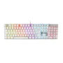 Teclado Mecânico Gamer Oex, Guardian, RGB, Switch Outemu Red, Abnt2, Branco, Numérico