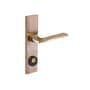 Fechadura Ultra Line Tetra Chave 5230 Bl Bronze Latonado 55mm Aliança