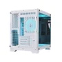 Gabinete Gamer Rise Mode Galaxy Glass M Mini Vidro Temperado USB 3.0 S/ Fans - Branco RM-GA-GGMN-FW