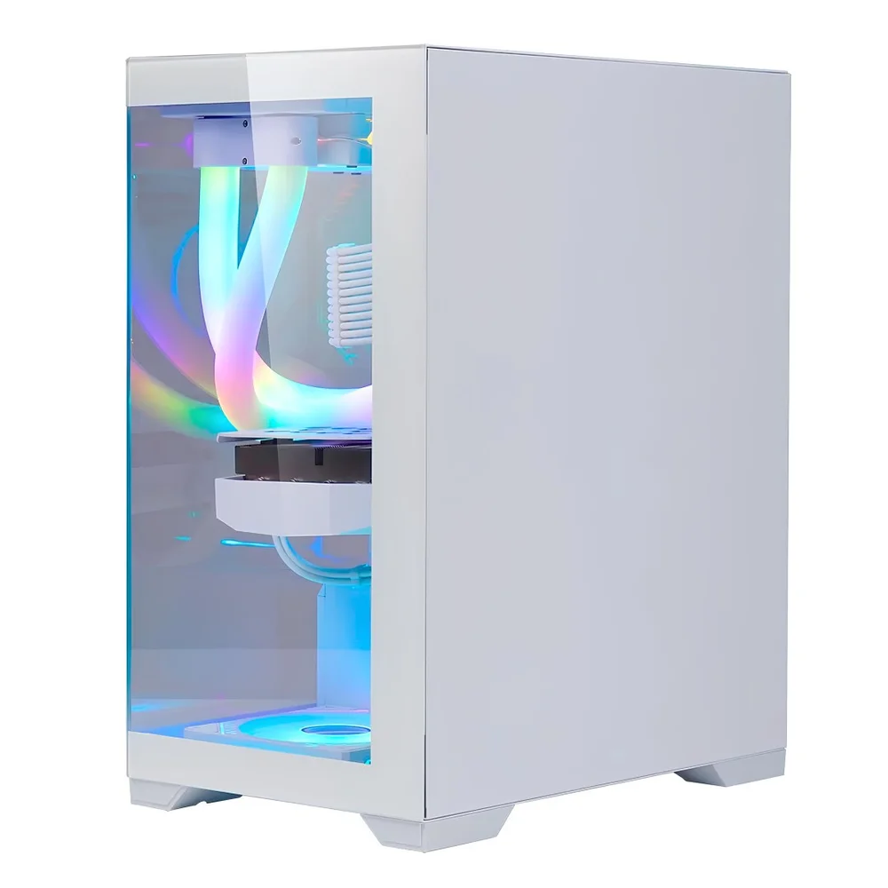 Gabinete Gamer Nebula Mini Metalred M6 Sem Fans Branco Gabinete Gamer Nebula Mini Metalred M6 Sem Fans Branco