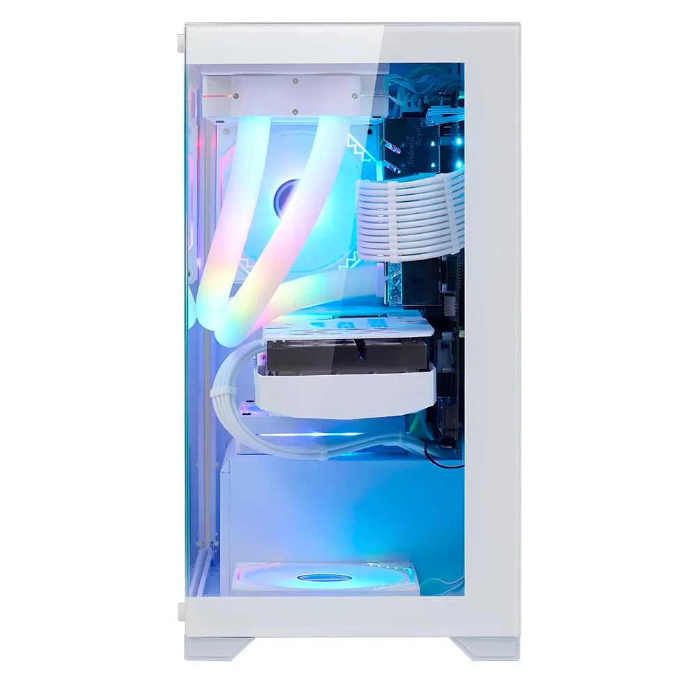 Gabinete Gamer Nebula Mini Metalred M6 Sem Fans Branco Gabinete Gamer Nebula Mini Metalred M6 Sem Fans Branco