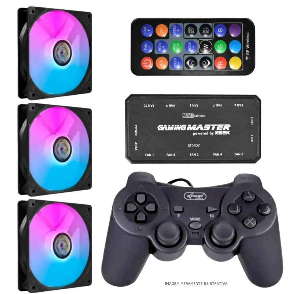 Computador PC Gamer Completo Balão.info Intel Core I7 16gb De Memória SSD 480GB Teclado + Mouse + Headset Gamer + Gabinete Gamer RGB + Joystick E WINDOWS 10 Pro Trial - view 5