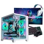 PC Gamer Completo Ryzen 5 5500, RTX 4060, 16gb Ddr4, SSD Nvme 500gb, 600w 80 Plus, Aquapc04-e