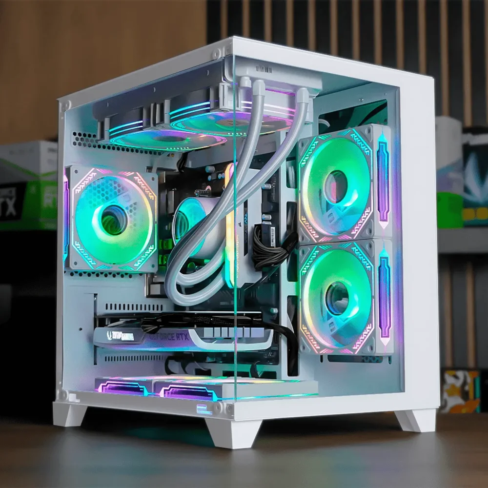 PC Gamer Completo Ryzen 5 5500, RTX 4060, 16gb Ddr4, SSD Nvme 500gb, 600w 80 Plus, Aquapc04-e - view 5