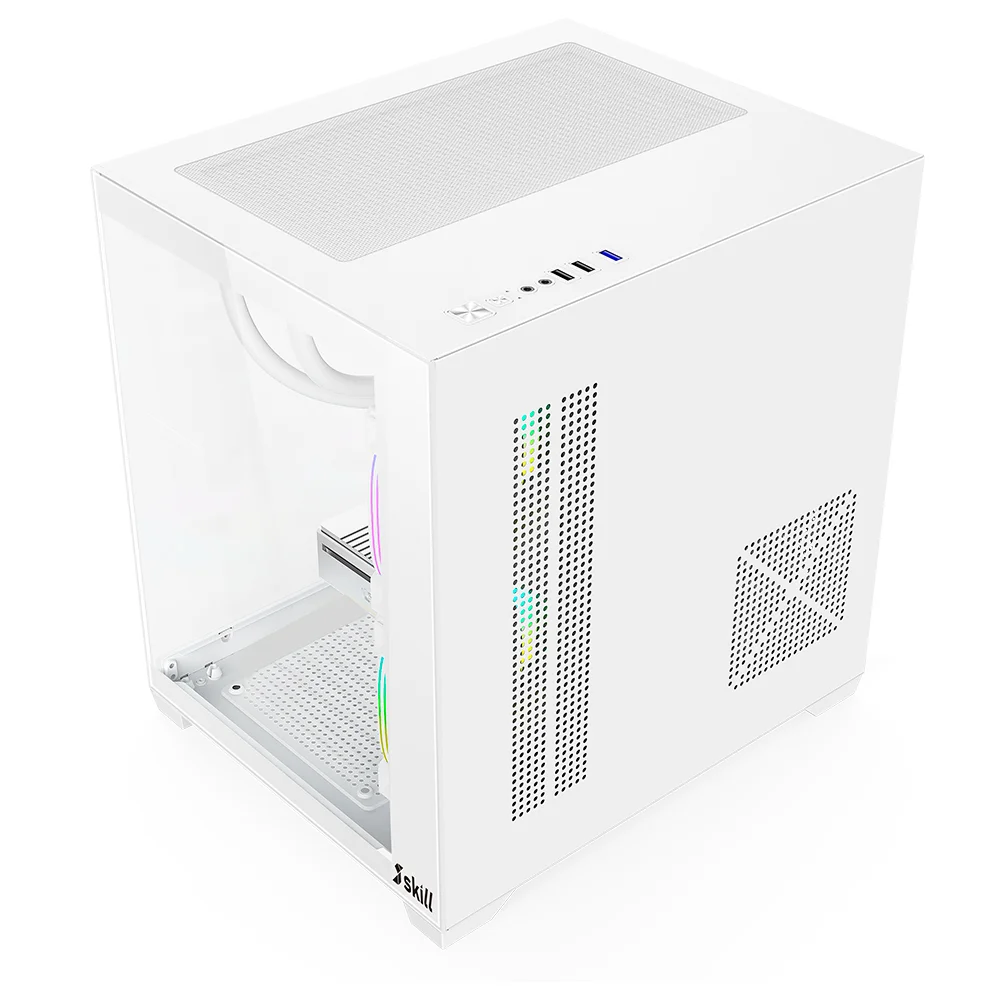 PC Gamer Skill Aquarium, AMD Ryzen 5 5600GT, 16GB , Radeon Vega 7, SSD 512GB M.2, Fonte 500w, Branco SKA051 em Campinas - foto 3