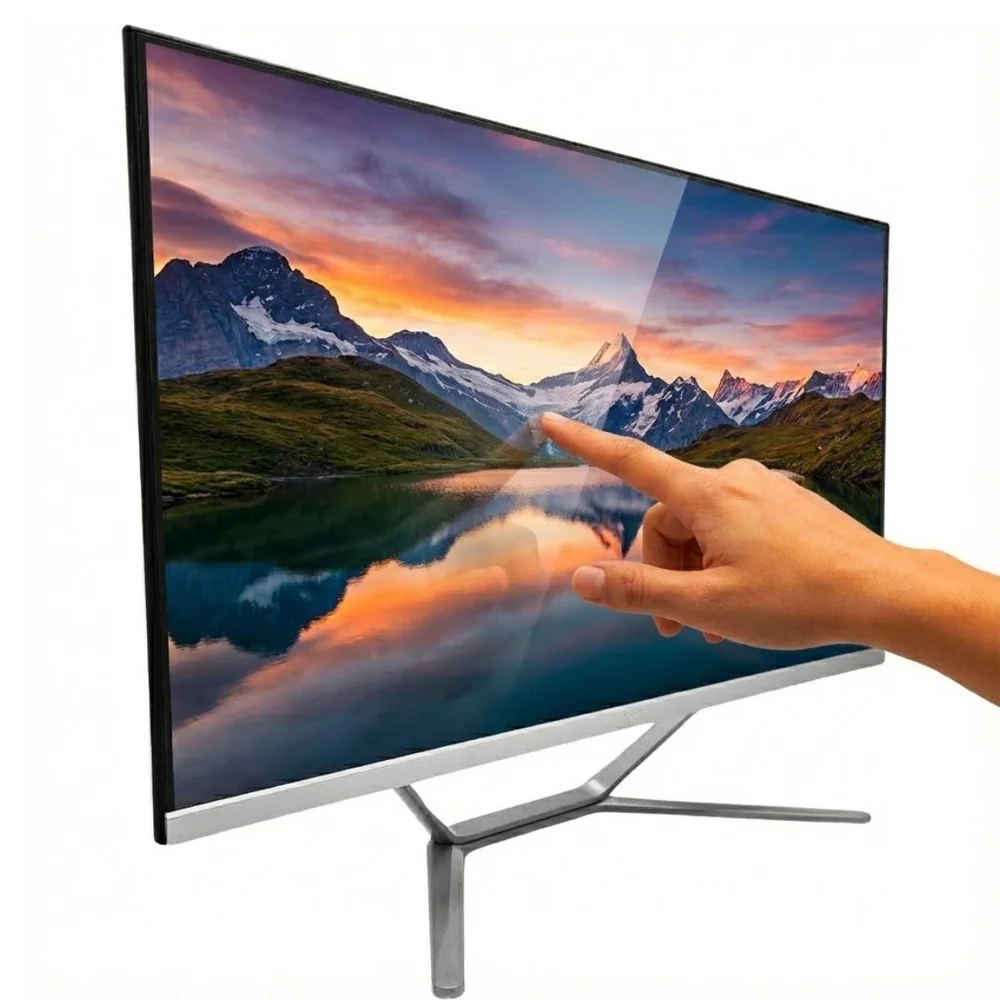 "PC All In One Touchscreen I5 256GB 8GB RAM Tela 23,8"" LED Full HD IPS, 60HZ 5ms, HDMI VESA, Conexão Wireless Aitek - AIO-T5224"