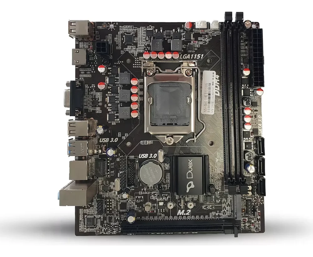 Placa Mãe Duex Chpset H110 LGA 1151, M.2, Rede Gigabit, Ddr4, Usb 3.0, Vga E Hdm - Dx H110zgm2 Placa Mãe Duex Chpset H110 LGA 1151, M.2, Rede Gigabit, Ddr4, Usb 3.0, Vga E Hdm - Dx H110zgm2