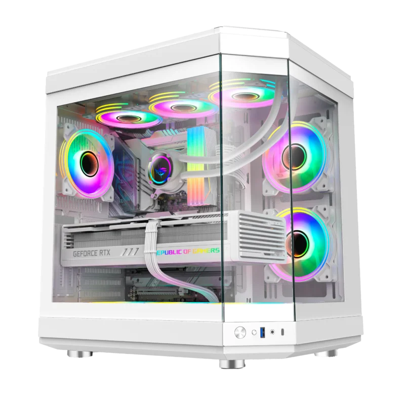 ぽ　ゲーミングPC ホワイト×ピンク5700X 4060 Produtos com até 15 OFF no PIX KaBuM