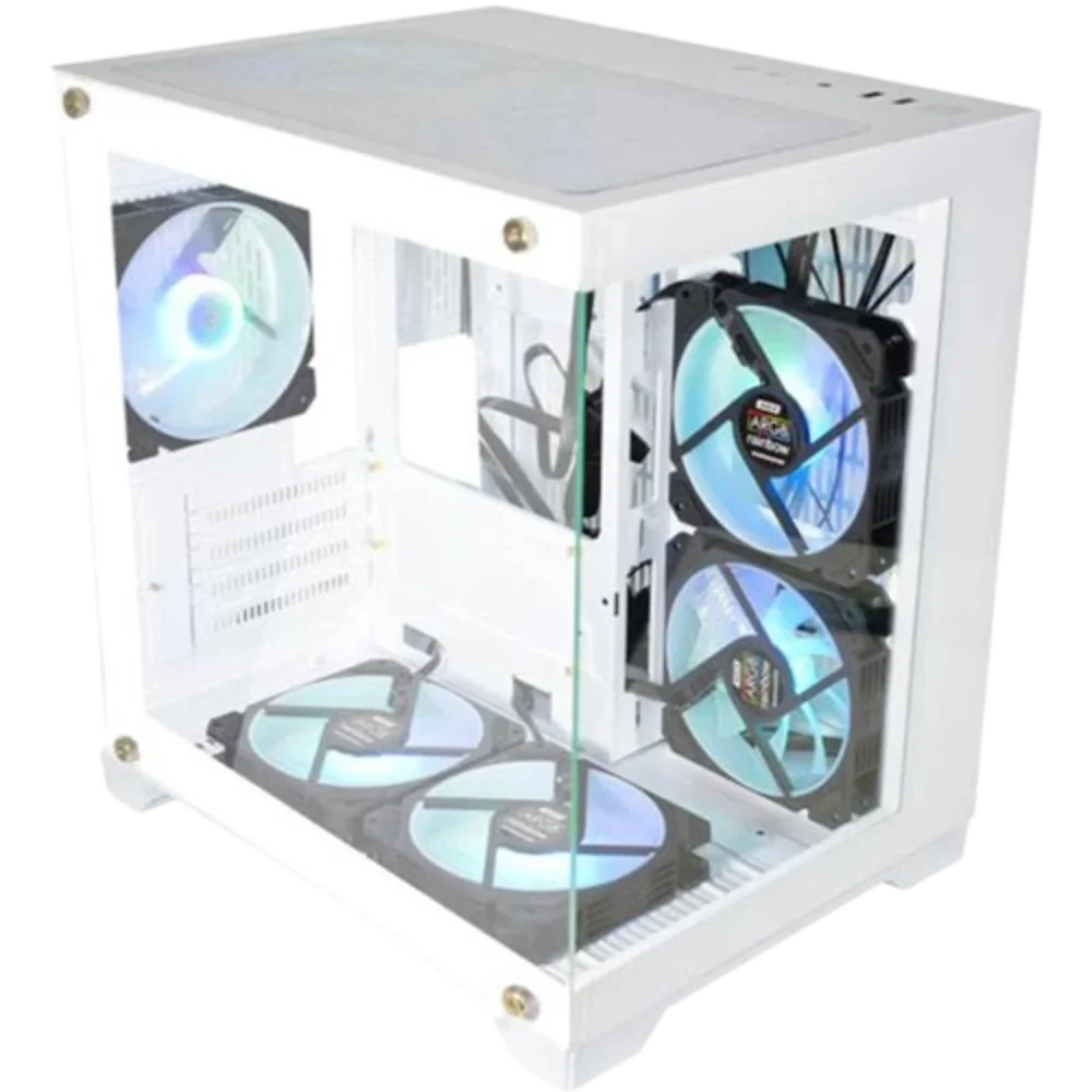 Gabinete Gamer Branco Micro W305 - Kmex Gabinete Gamer Branco Micro W305 - Kmex