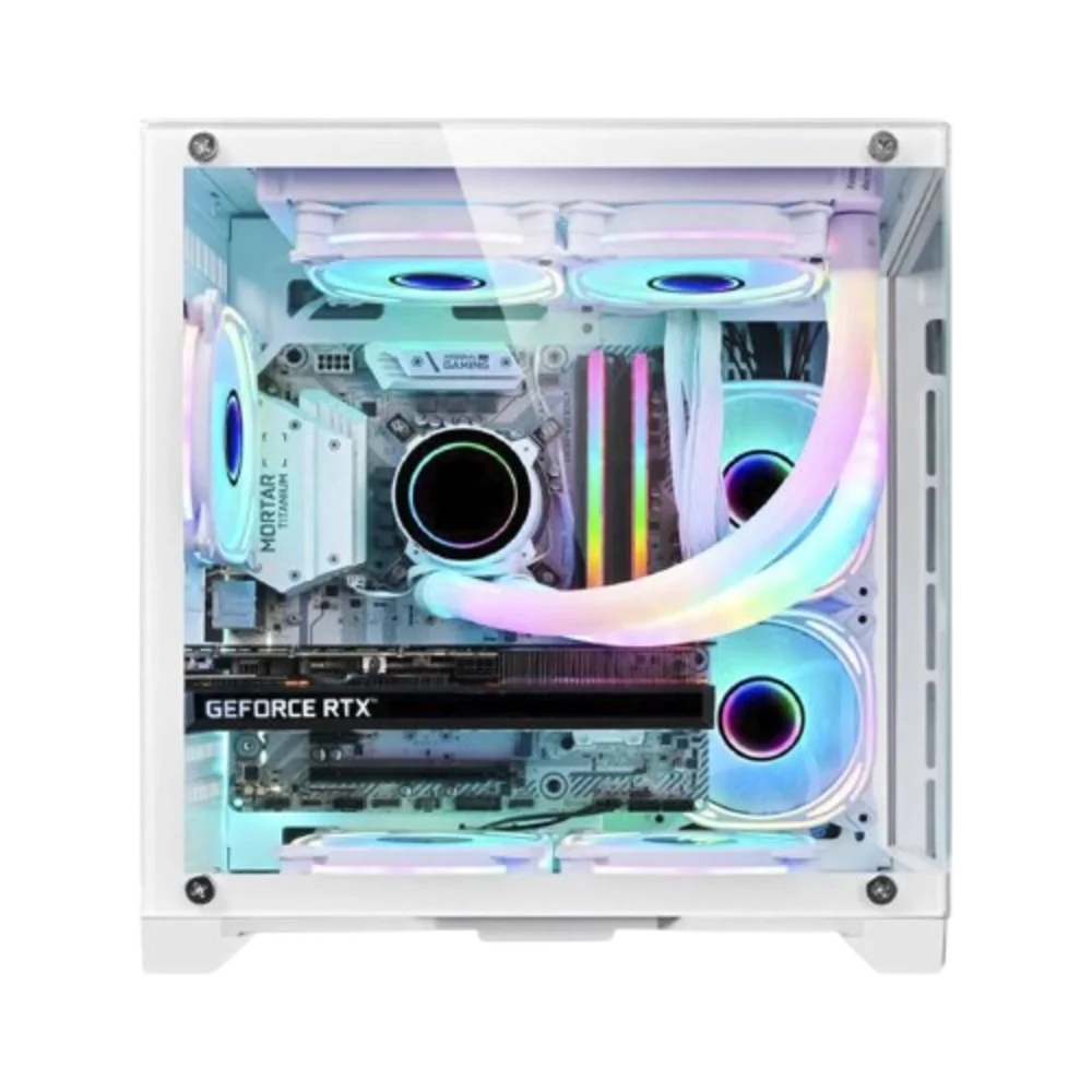 Gabinete Gamer Branco Micro W305 - Kmex Gabinete Gamer Branco Micro W305 - Kmex