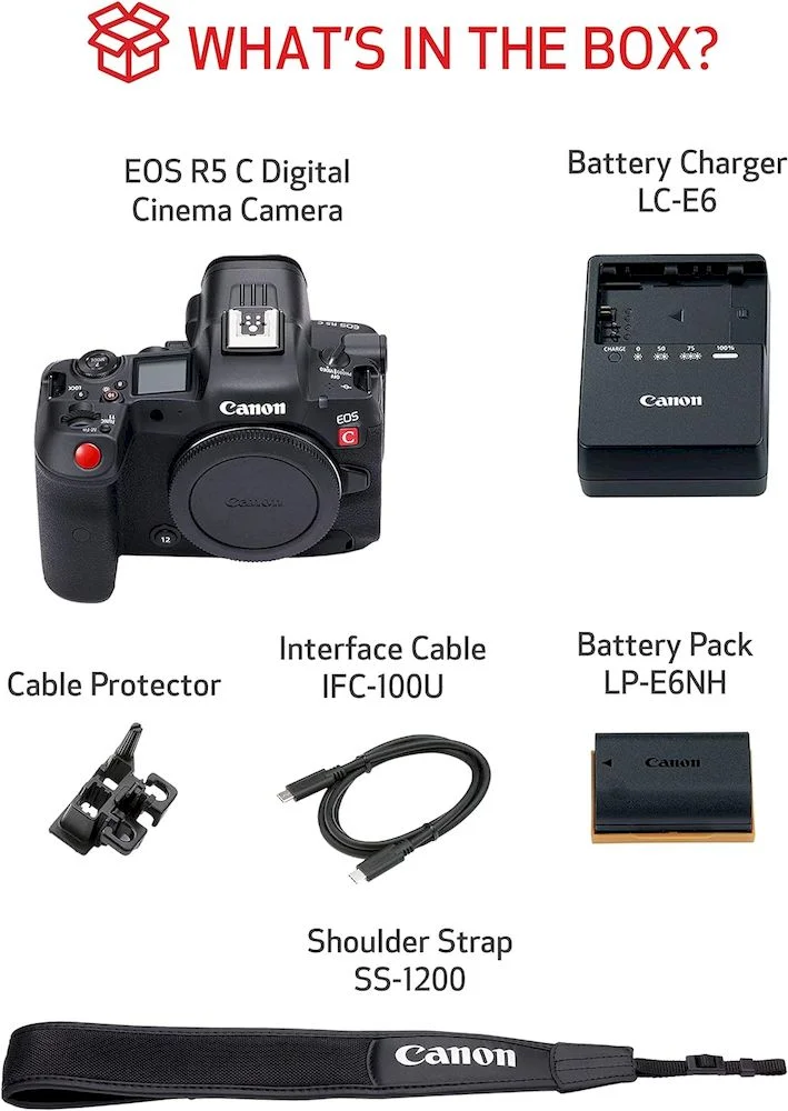 Câmera Canon Corpo Eos R5 C