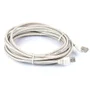 Cabo De Rede Patch Cord Cat5e Montado Branco - 1 Metro