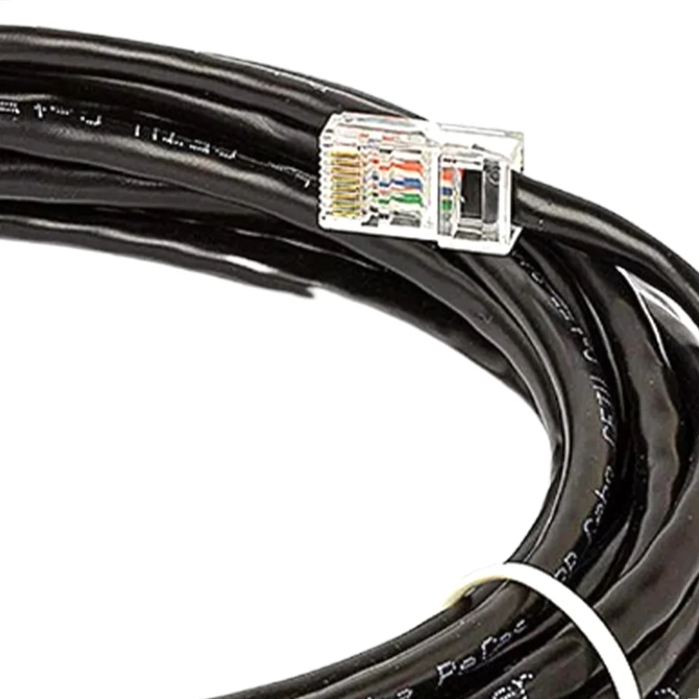 Cabo De Rede Cat5e Montado Preto - 50 Metros