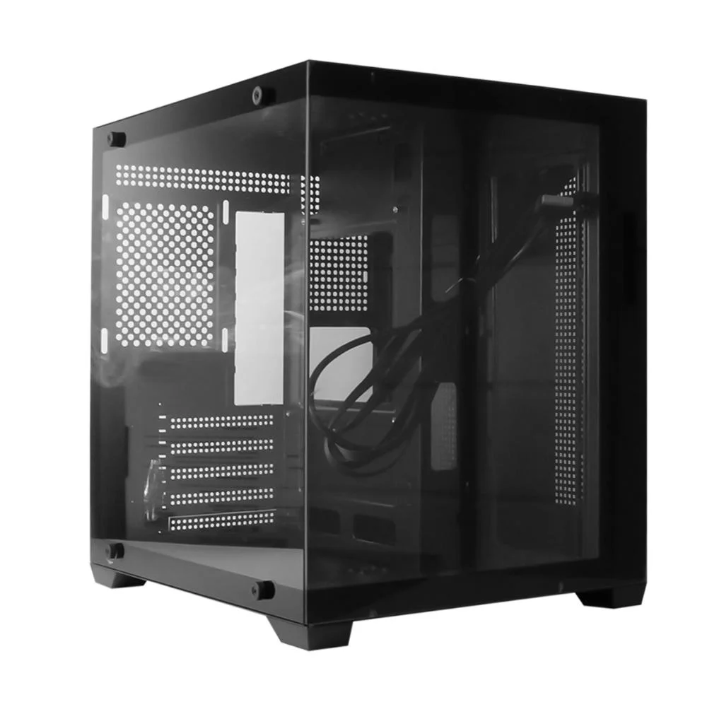 Gabinete Gamer Mini Tower, Desktop PC, Painel Transparente, Usb 3.0, 5 Slots De Expansão, Home Office, Montagem Setup Gabinete Gamer Mini Tower, Desktop PC, Painel Transparente, Usb 3.0, 5 Slots De Expansão, Home Office, Montagem Setup