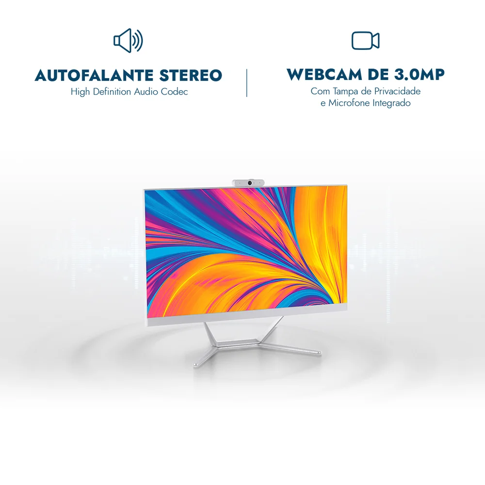 "Computador All In One 21,5"" Intel Core I7, 16gb Ram, SSD 480GB, Webcam, Wi-fi, Bluetooth" em Campinas - foto 2