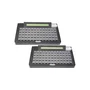 Kit Gertec 02 Teclados Programáveis Tec-e 65 Teclas Display