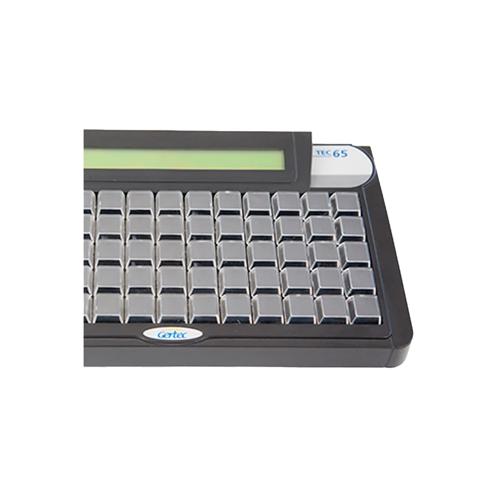 Kit Gertec 02 Teclados Programáveis Tec-e 65 Teclas Display