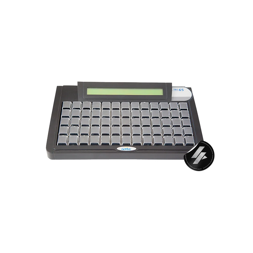Kit Gertec 02 Teclados Programáveis Tec-e 65 Teclas Display