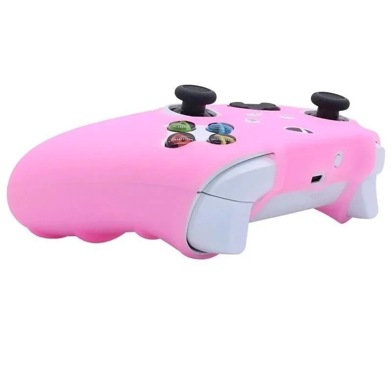 Capa Controle XBOX Series S X Silicone Antiderrapante Rosa