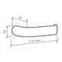 Fechadura Duna 3 Banheiro 40mm Antique Aq M09j5z R0069 Bz1300 Imab
