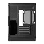 Gabinete Gamer Mancer Cv100 S/fan S/fonte Midtower Lateral De Vidro Preto - Mcr-cv100-bk