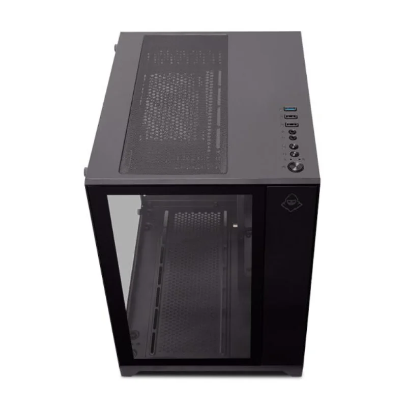 Gabinete Gamer Mancer Cv100 S/fan S/fonte Midtower Lateral De Vidro Preto - Mcr-cv100-bk Gabinete Gamer Mancer Cv100 S/fan S/fonte Midtower Lateral De Vidro Preto - Mcr-cv100-bk