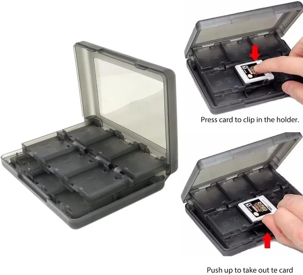 Case Estojo Porta 22 Jogos Cartuchos Para Nintendo 3ds, 3ds Xl, 2ds, New 3ds Xl Case Estojo Porta 22 Jogos Cartuchos Para Nintendo 3ds, 3ds Xl, 2ds, New 3ds Xl