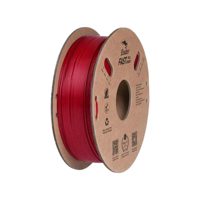 Filamento Ender Fast Pla Creality Para Impressora 3d Vermelho 1kg 1.75mm