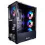 Gabinete Gamer Hayom Gb1759 3 Fans RGB S/fonte Midtower Vidro Temperado Preto - Gb1759