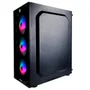 Gabinete Gamer Hayom Gb1759 3 Fans RGB S/fonte Midtower Vidro Temperado Preto - Gb1759